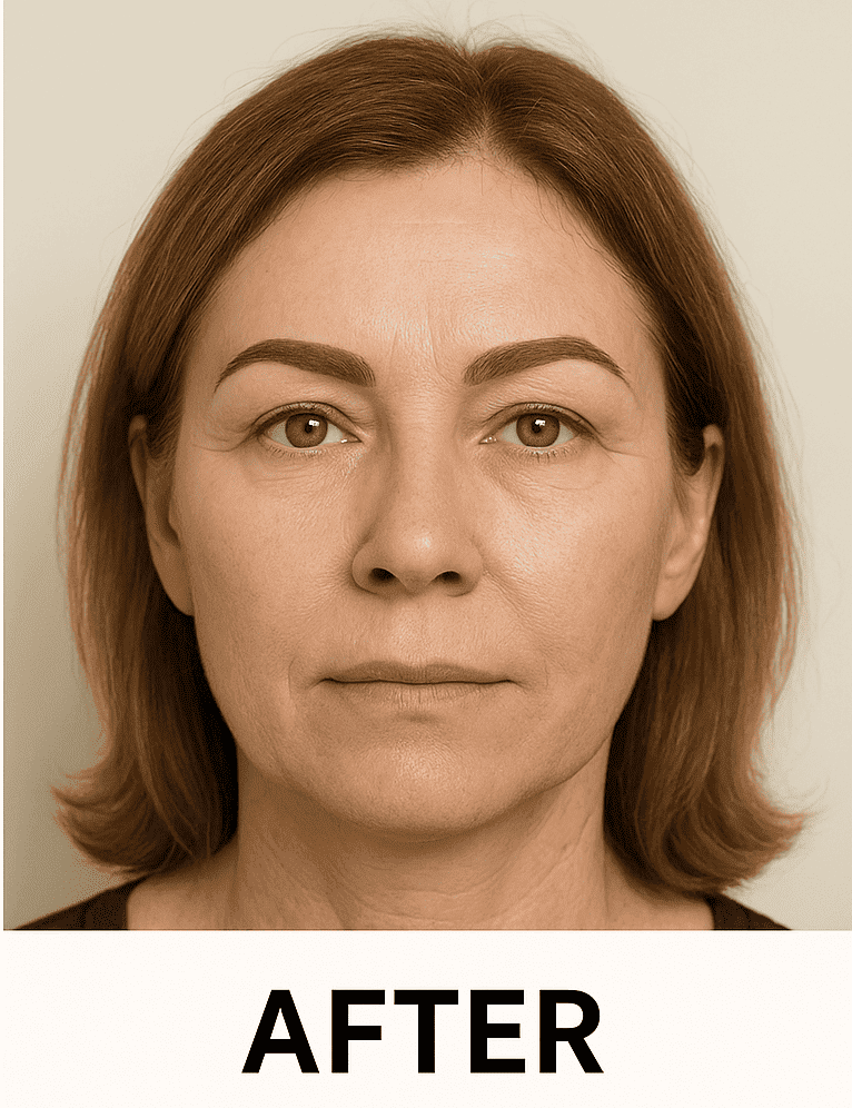 Después de micropigmentación en cejas