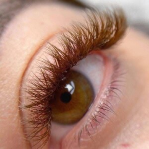 Foto de pestañas de cerca